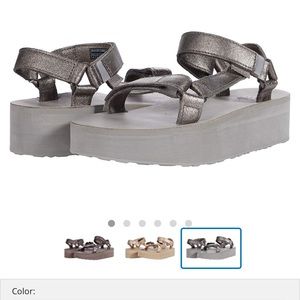 Teva Platform sandals size 8